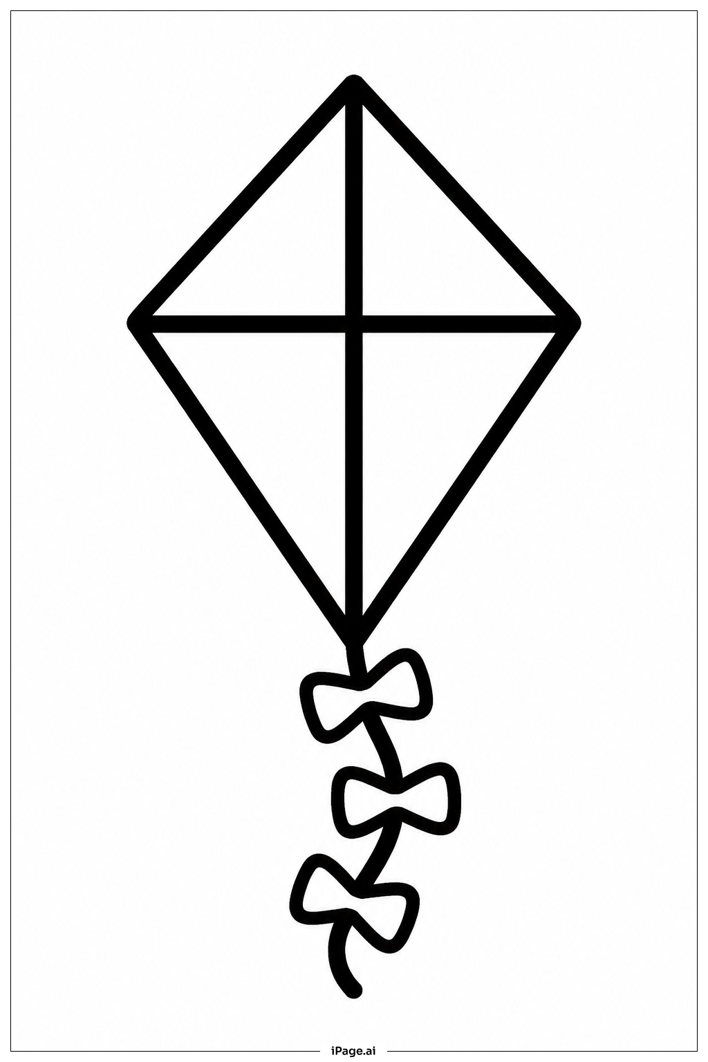  七月四日風箏著色頁 