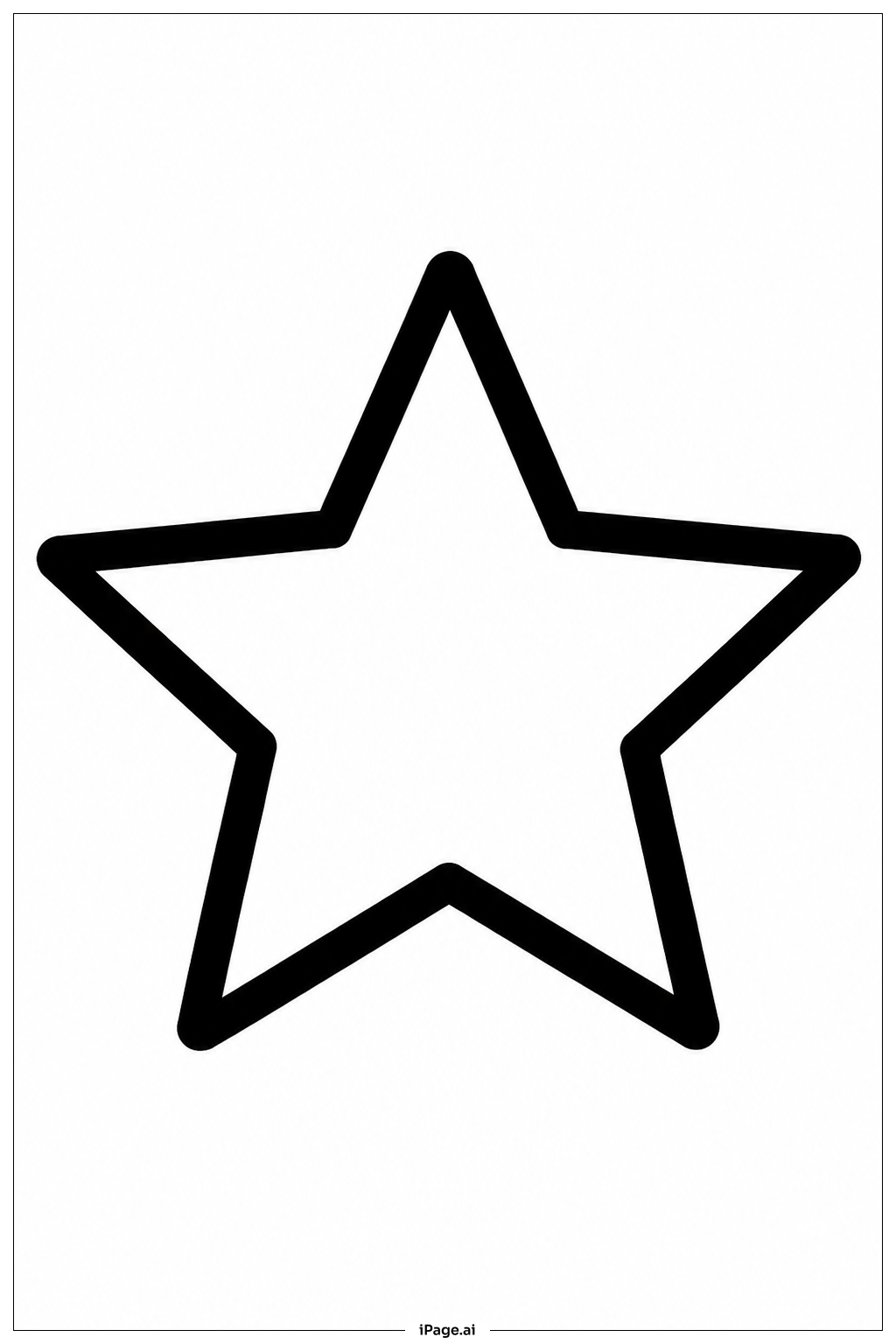  七月四日之星著色頁 