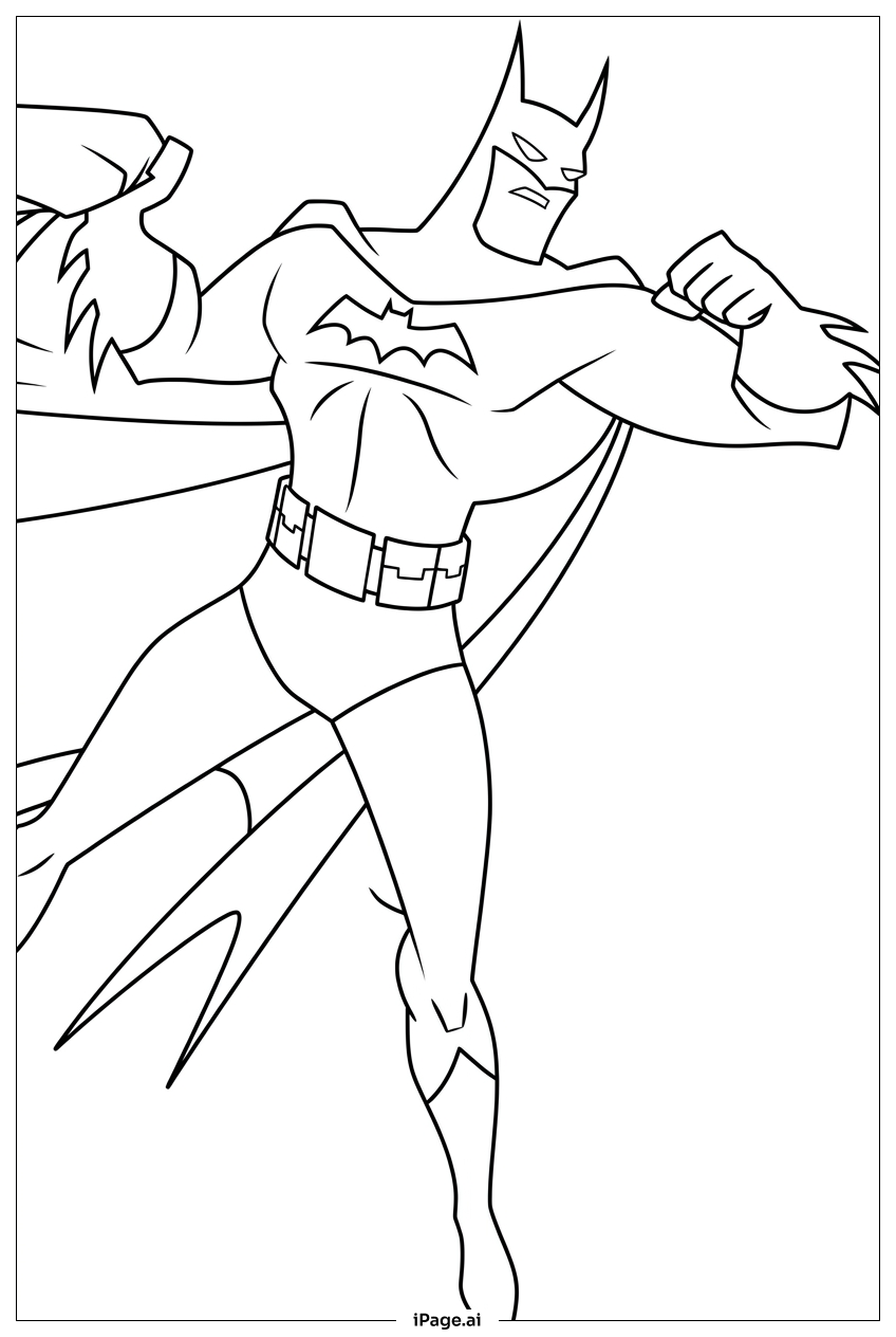 Batman Punches Foes With Determined Grit