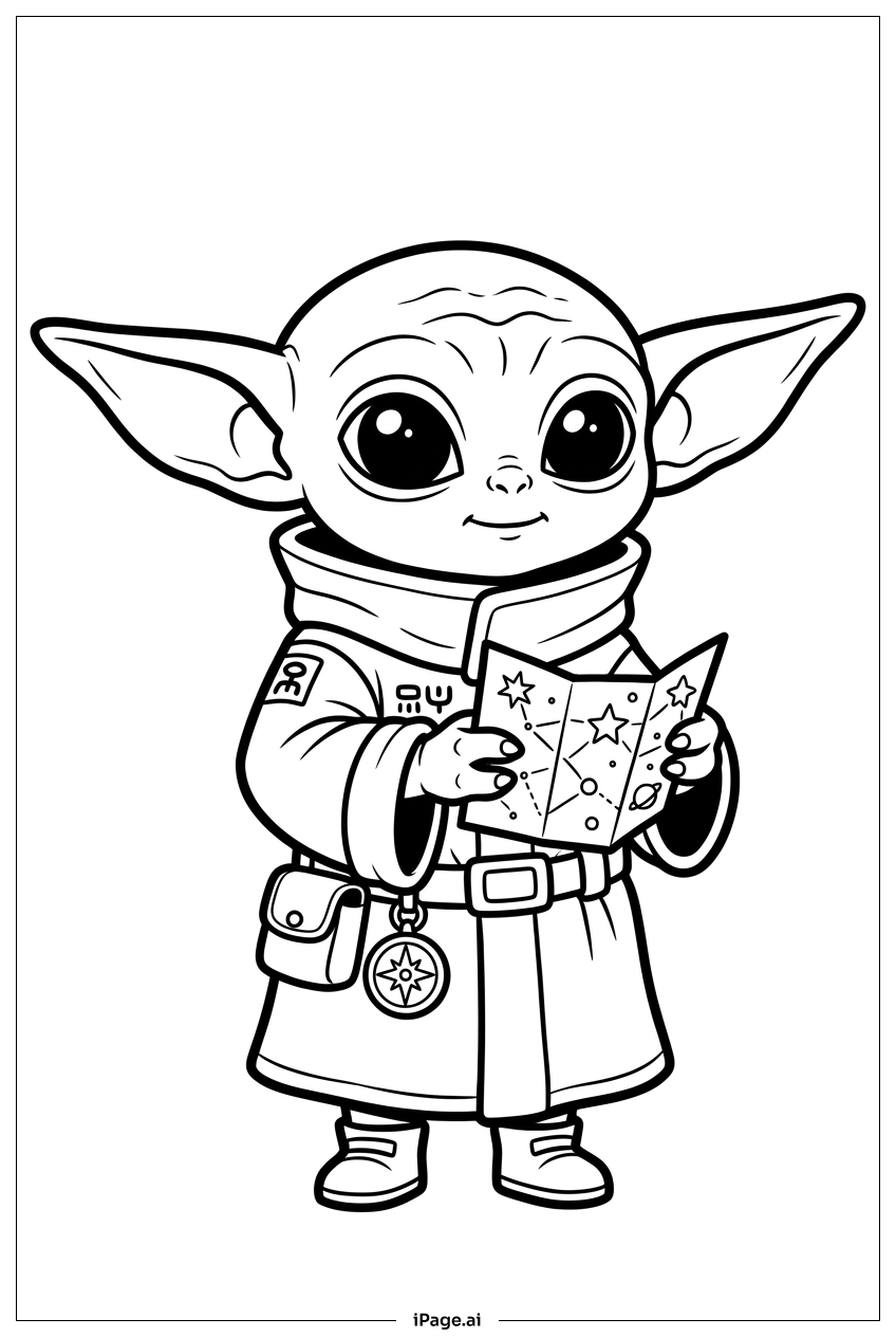 Baby Yoda 探索星系與星圖