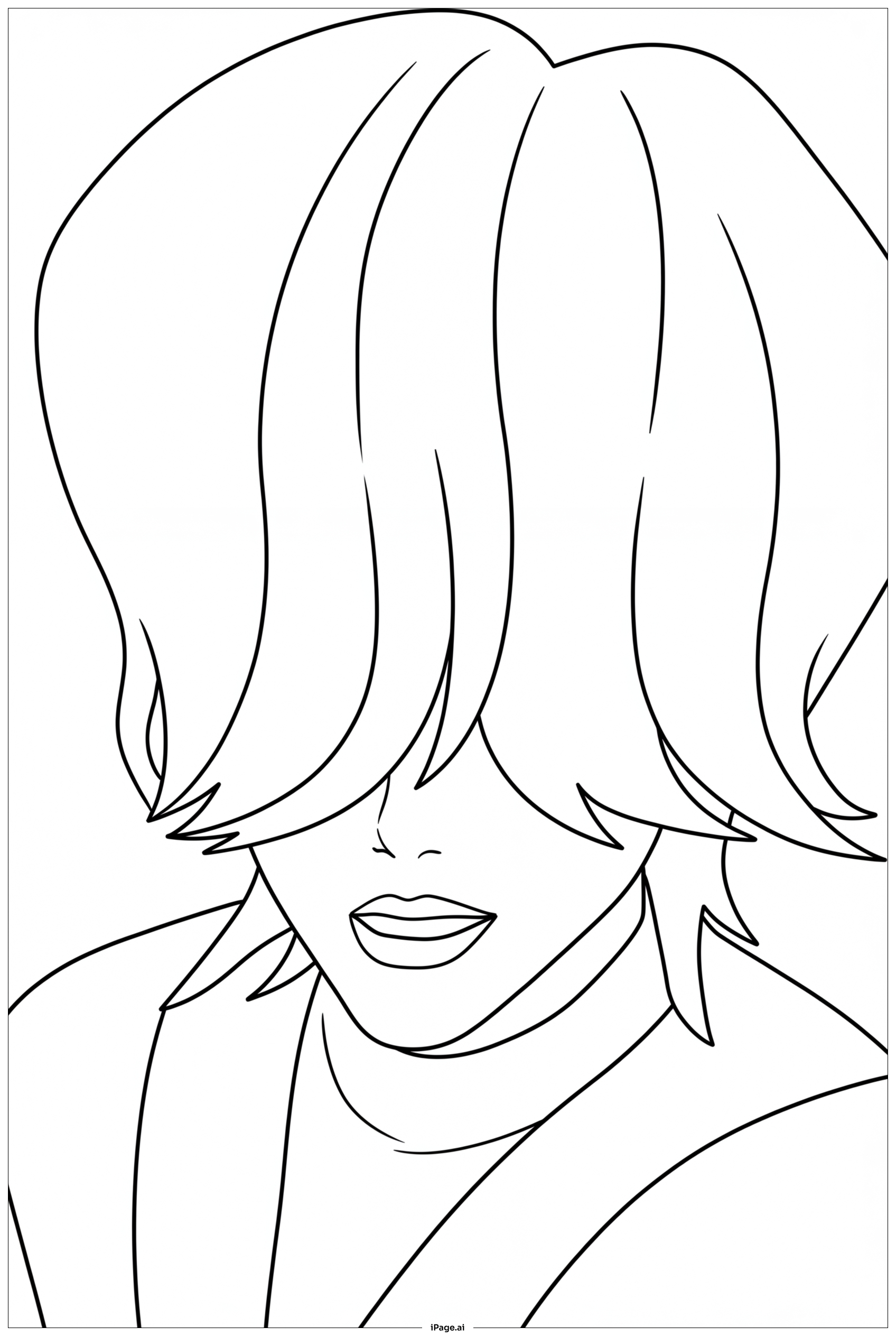  Kpop Demon Hunters shy wanderer watches alleyway Coloring Page 