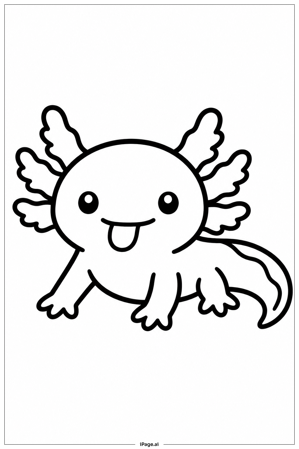 아홀로틀 혀 내밀기