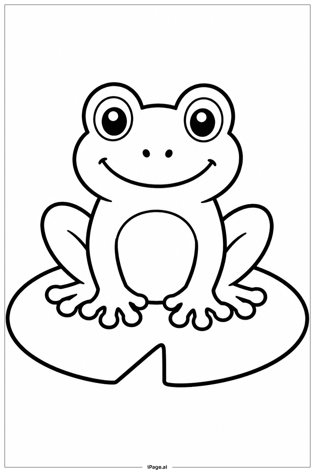 Ếch con trên Lá Bèo