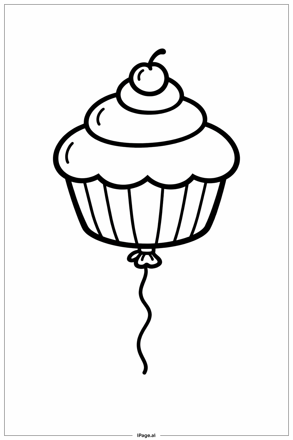 バルーンクップケーキ