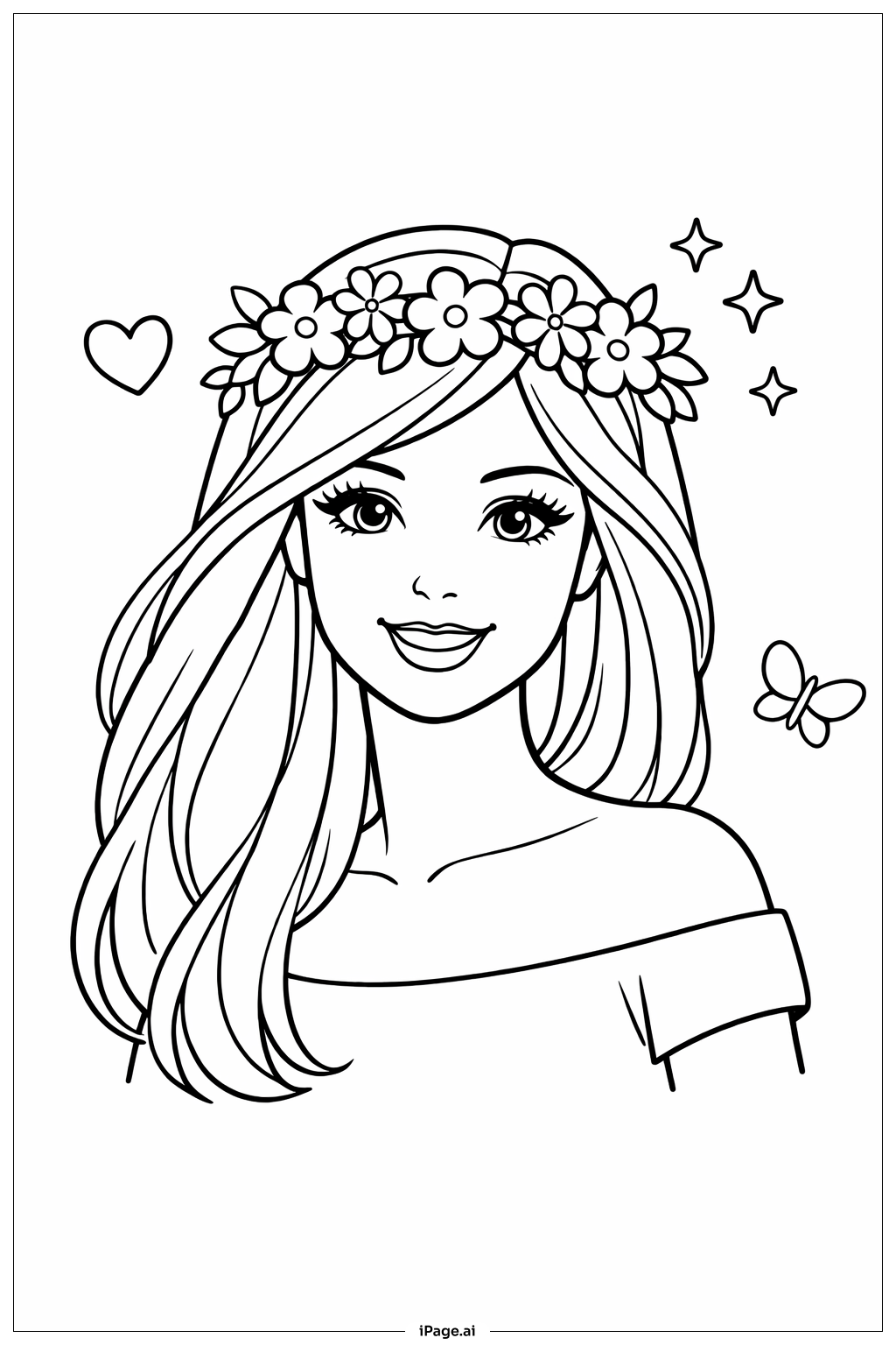 Barbie In Flower Crown