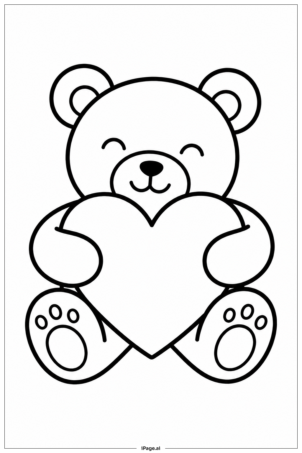 Bear Hugging Heart