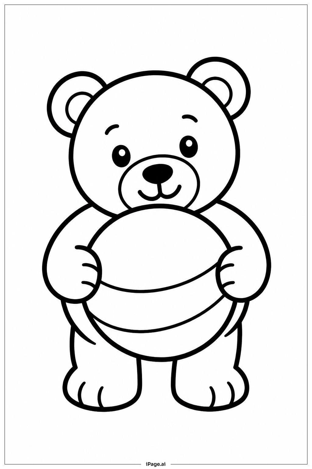 Oso con balón