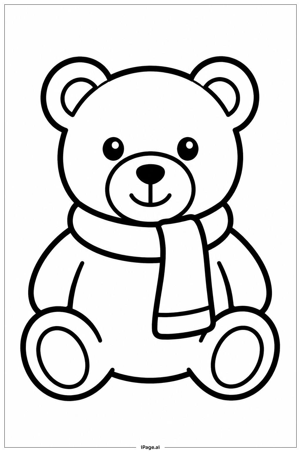 Bear With Scarf