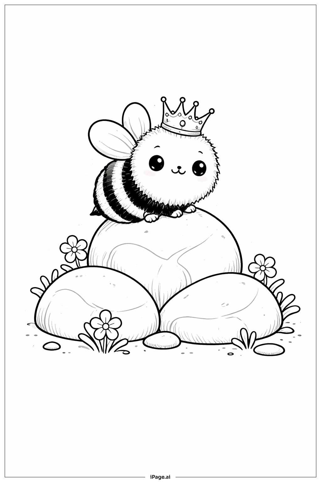  Trang tô màu Ông Vua Ong trên Đá 