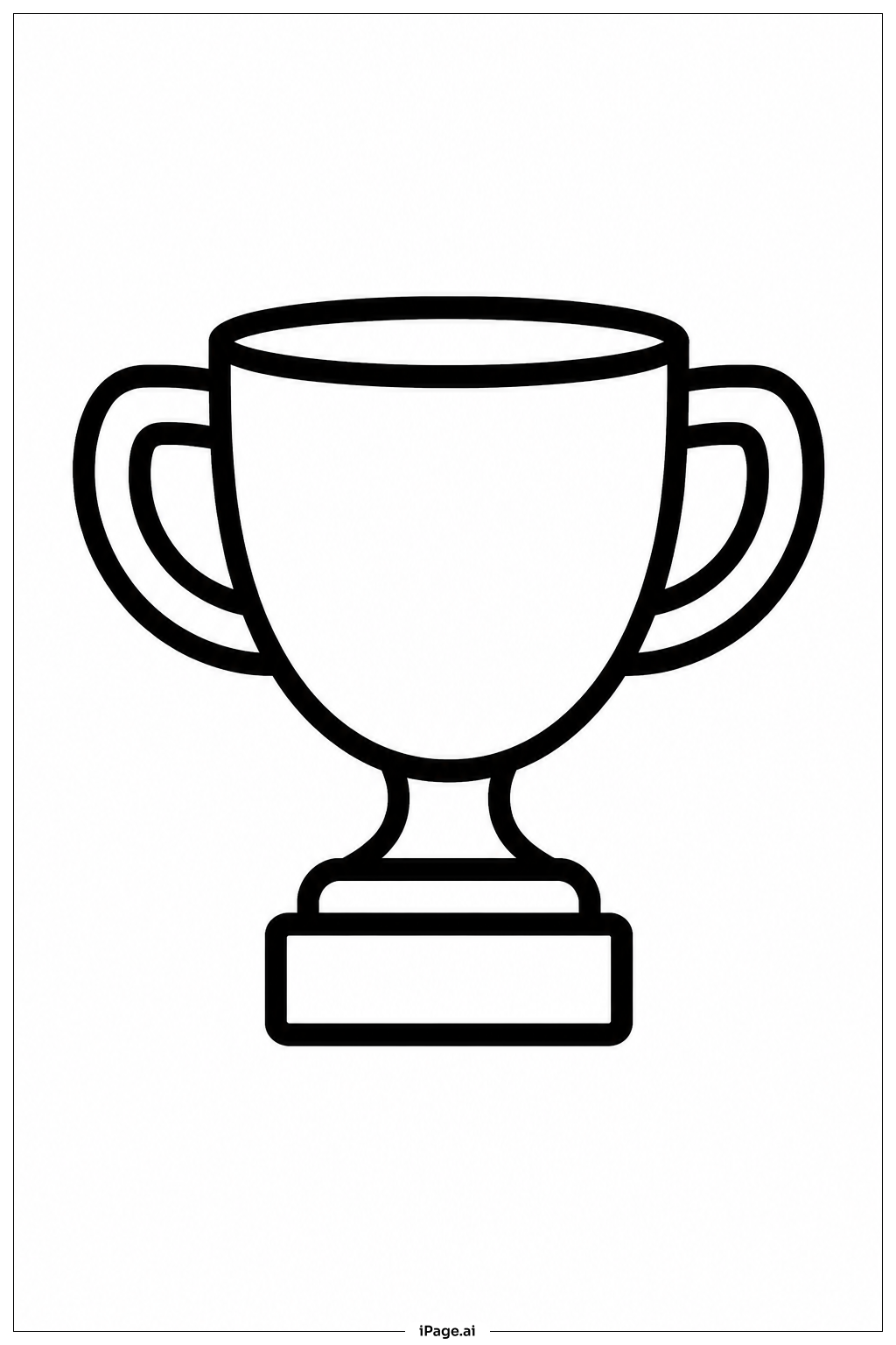 Großer Pokal für Kinder