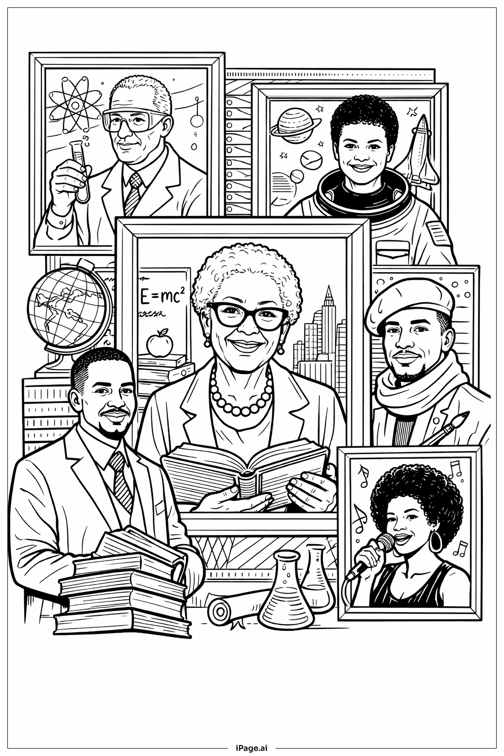 Black History Month Collage Of Achievers