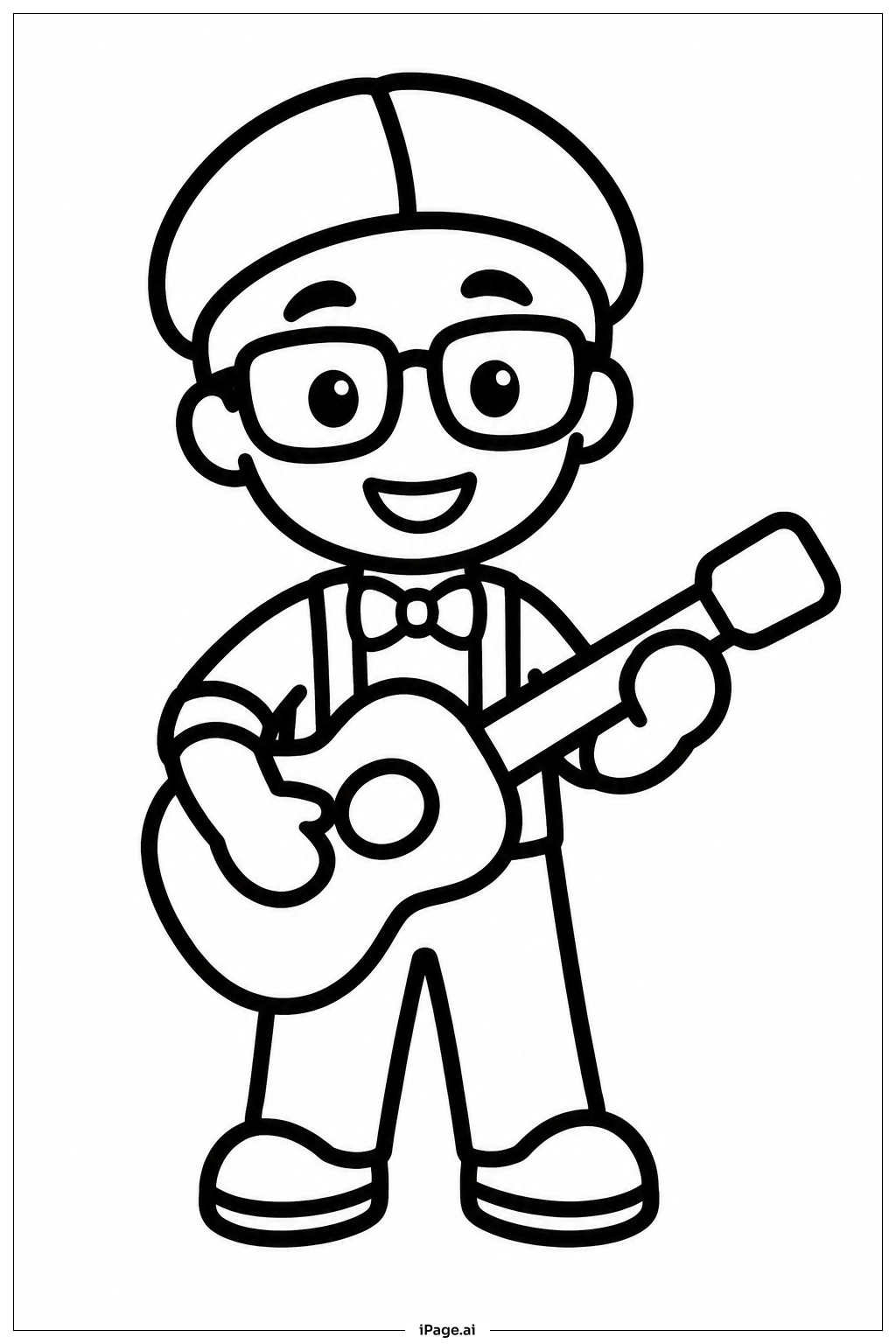 Blippi With Toy Guitar