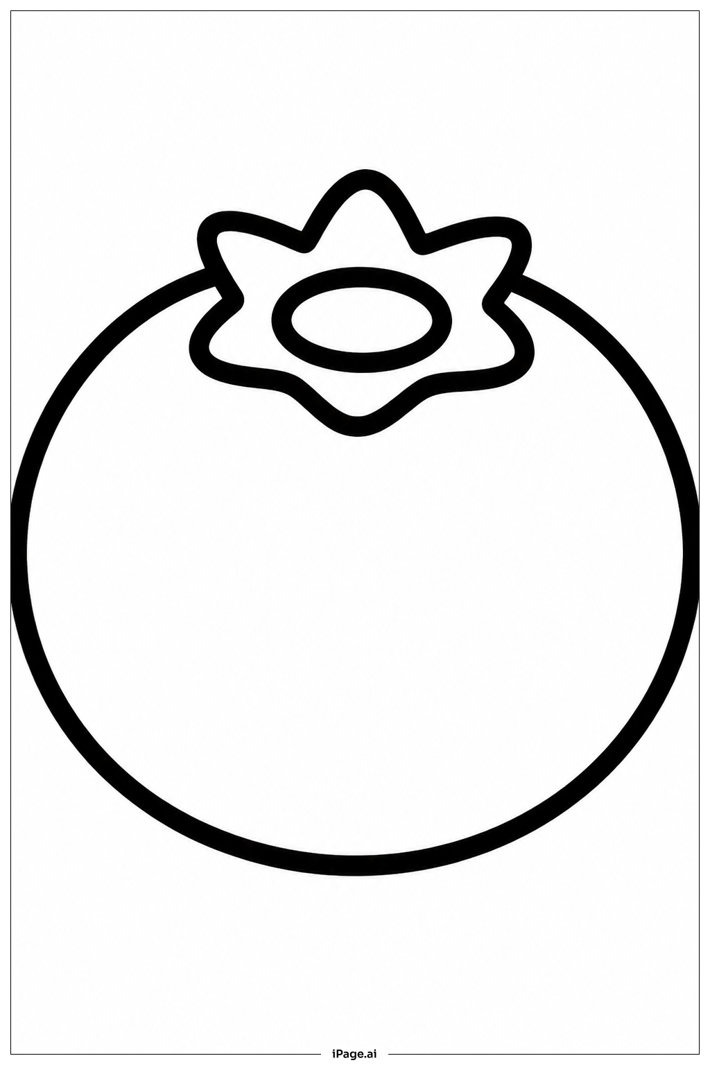 Página para colorear de Arándano