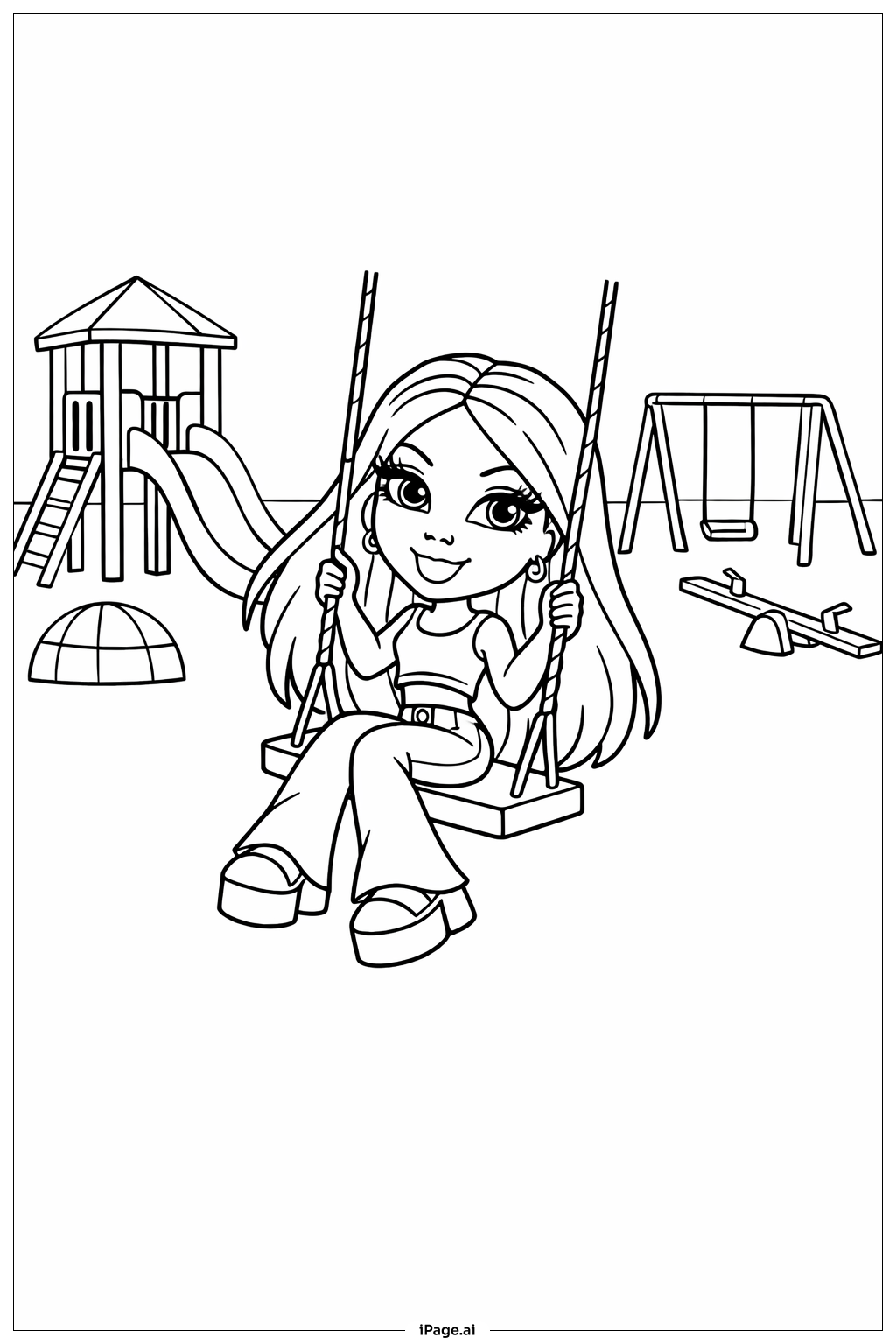 그네 세트의 브라츠 인형