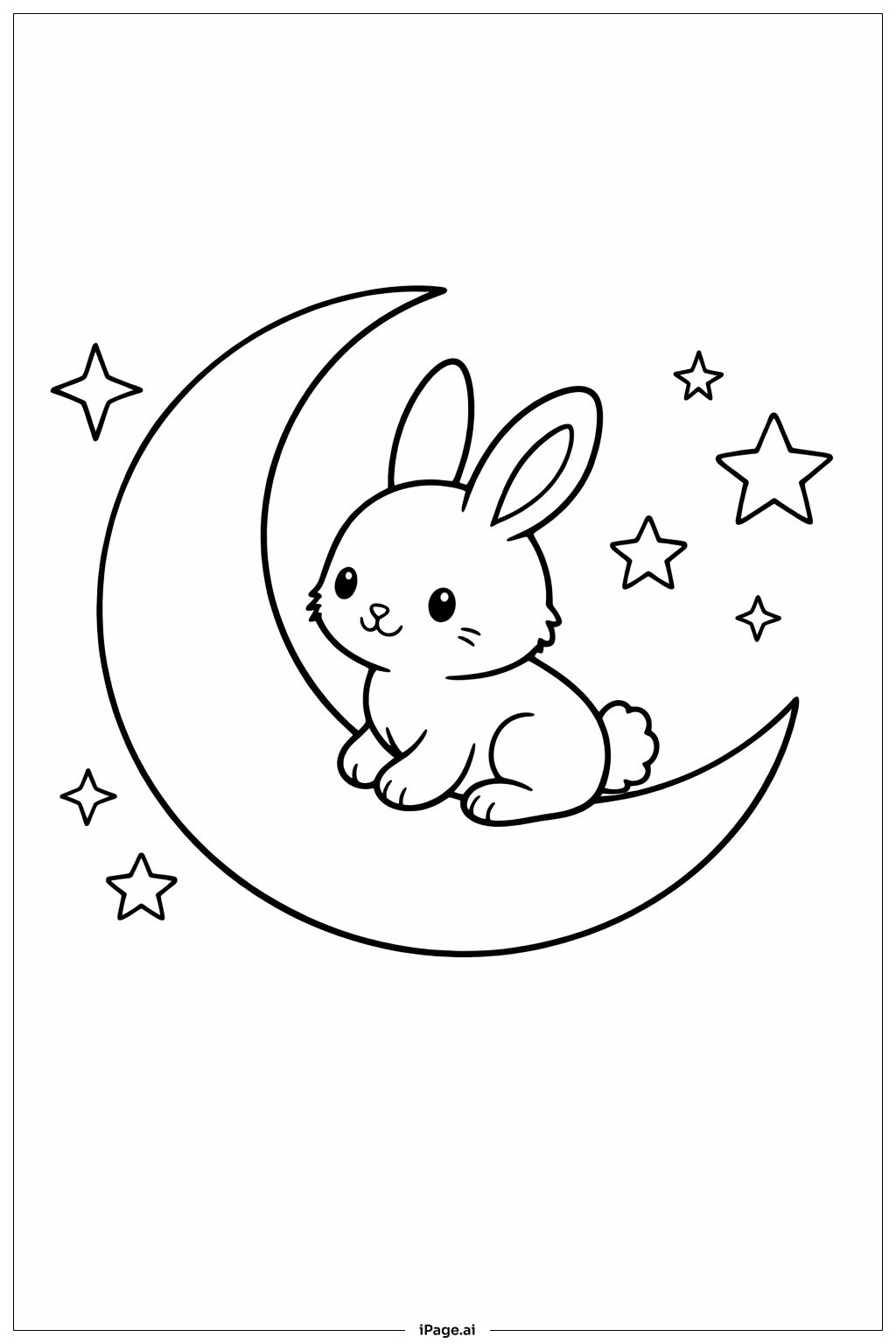 Hase am Mond
