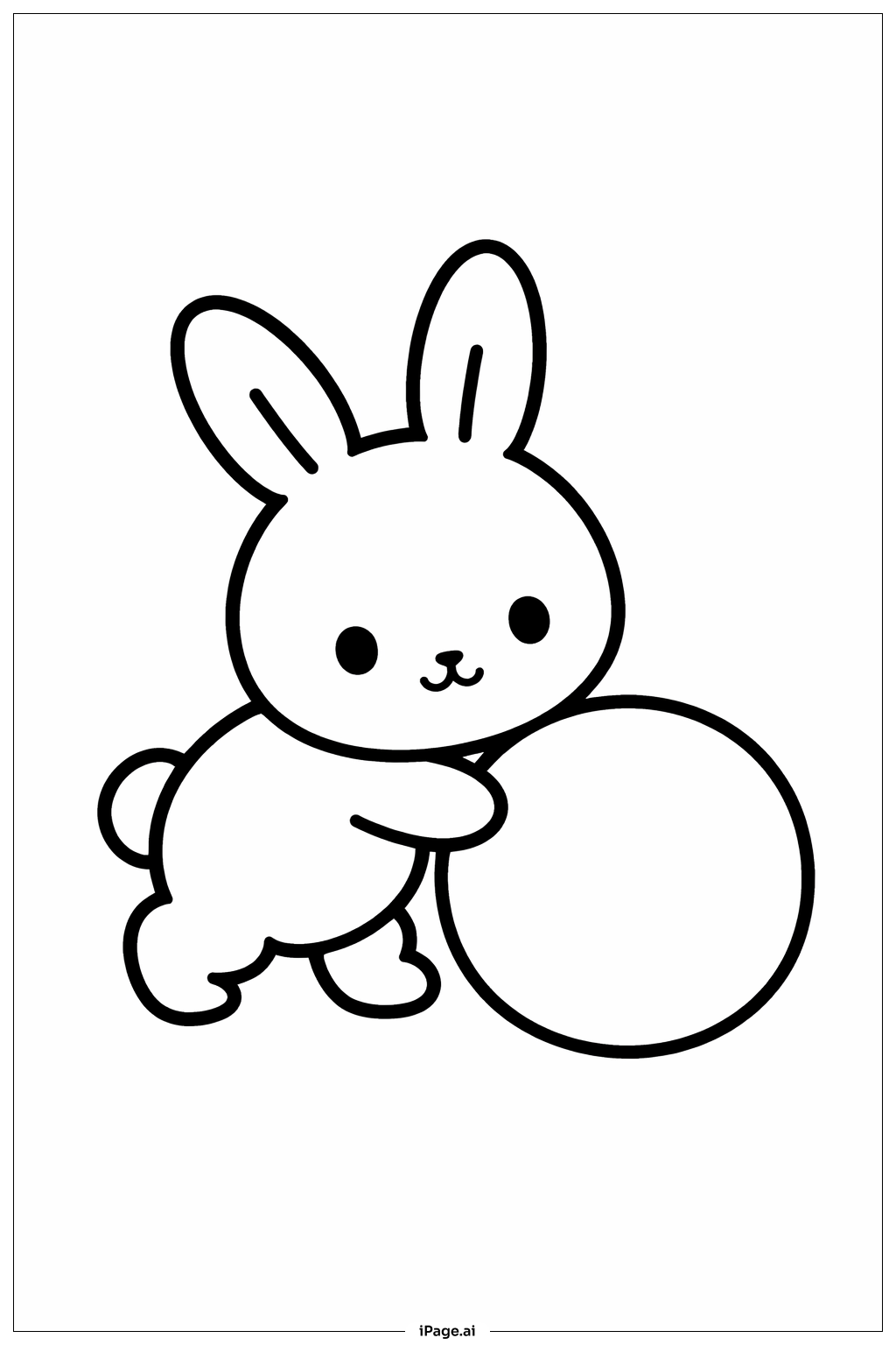 Bunny Coloring Page