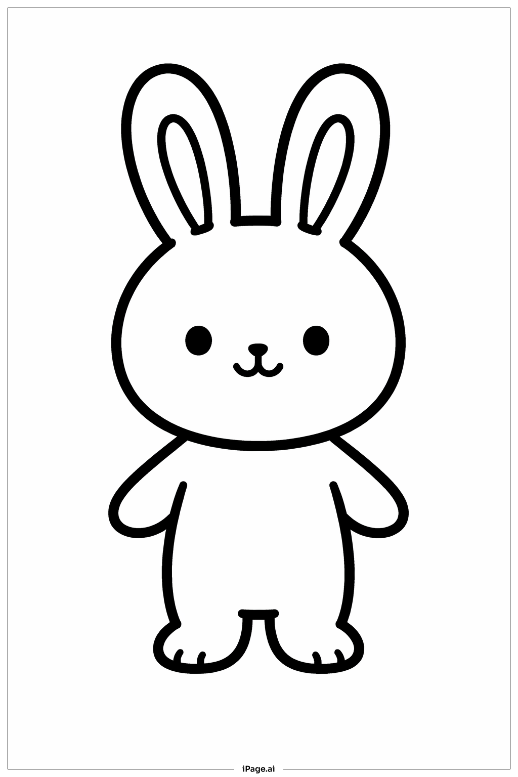  Page de coloriage Lapin 