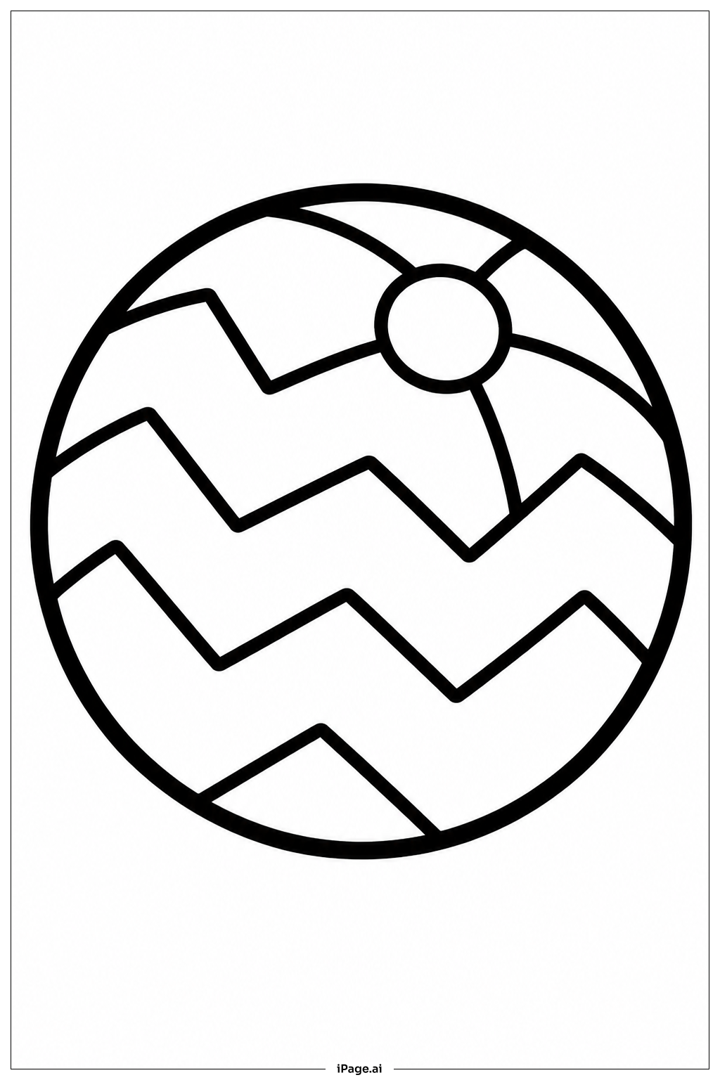 Chevron Beach Ball