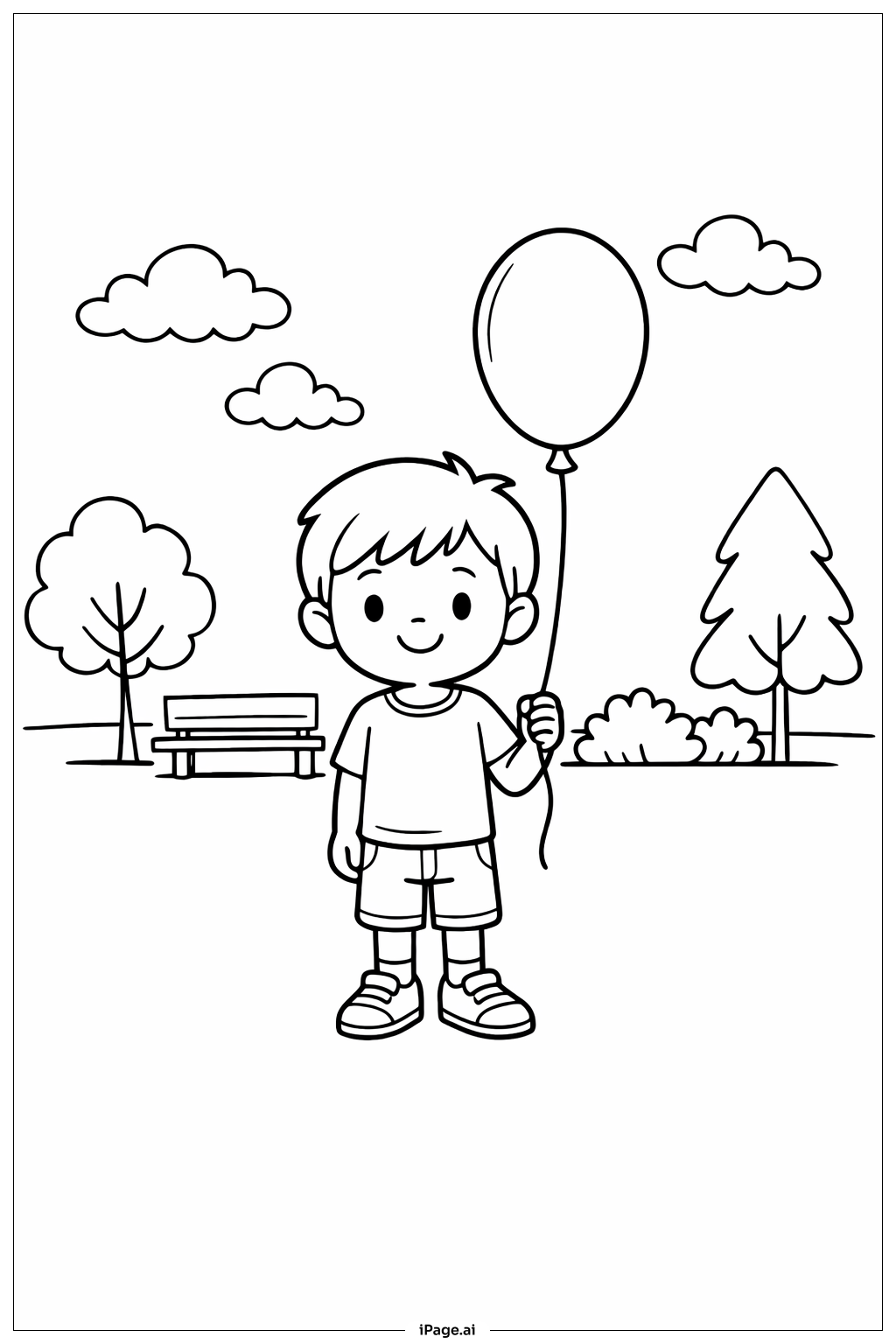 풍선을 들고 있는 아이