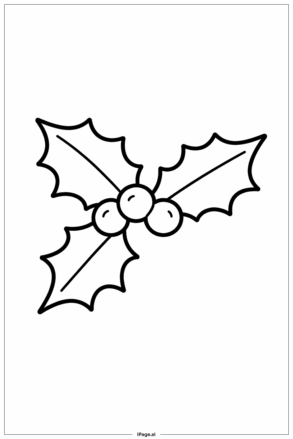  Christrosenzweig Ausmalseite 