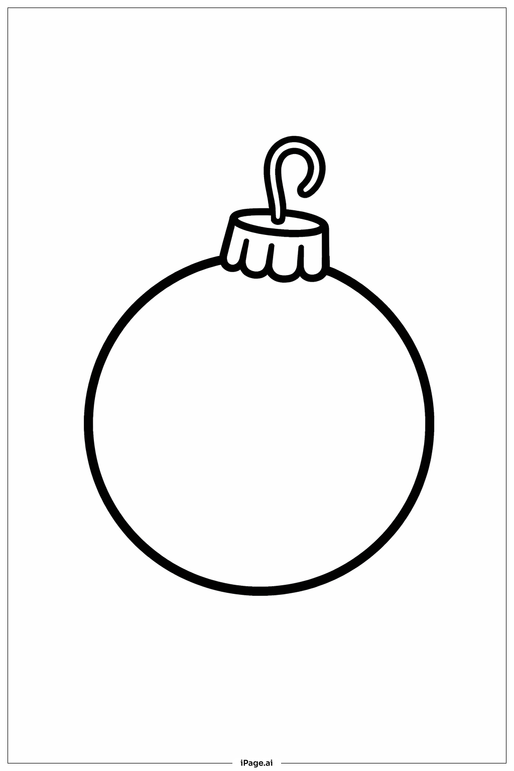  Christbaumschmuck Kugel Ausmalseite 