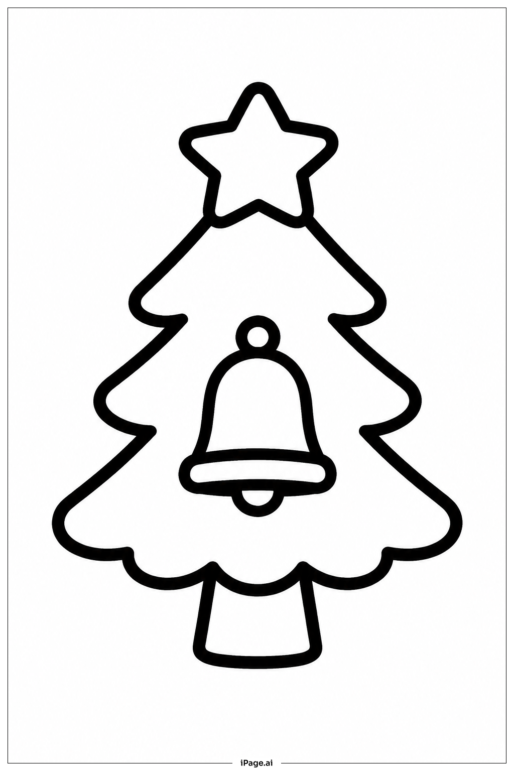Weihnachtsbaum mit Glocke