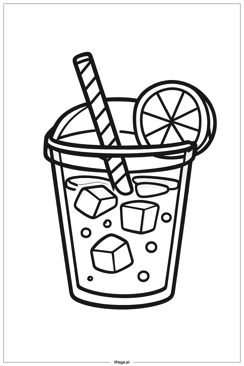  Página para colorir de Cinco De Mayo Cup Of Lemonade 
