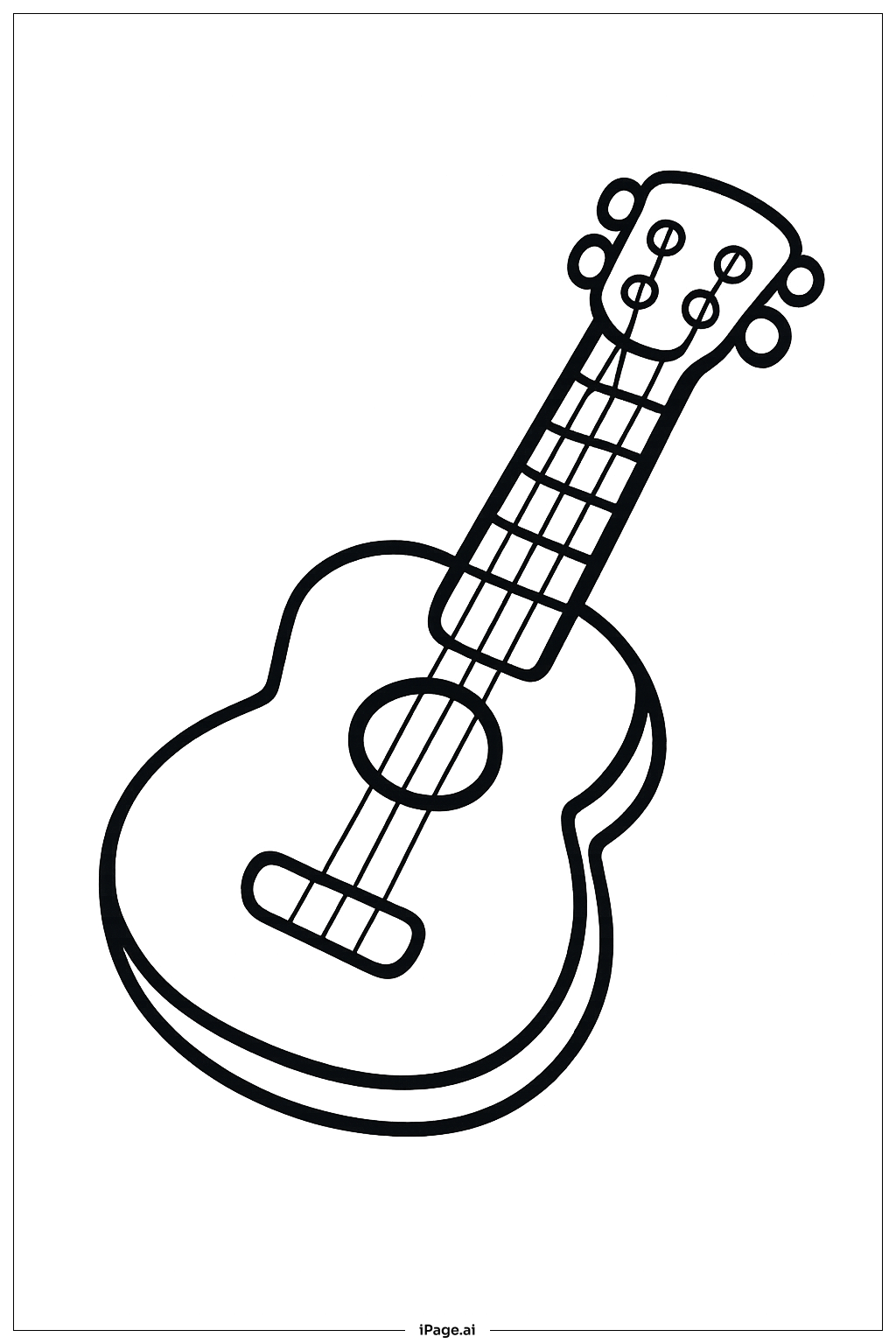  Página para colorir de Cinco De Mayo Violãozinho 