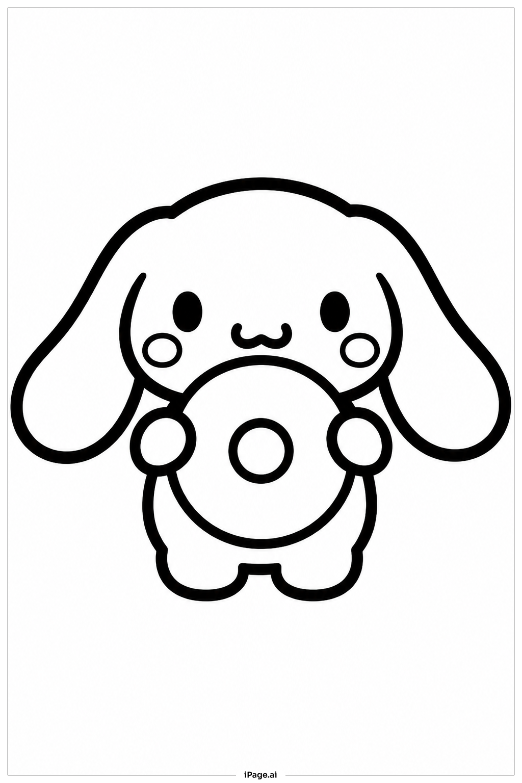  肉桂捲仔著色頁 