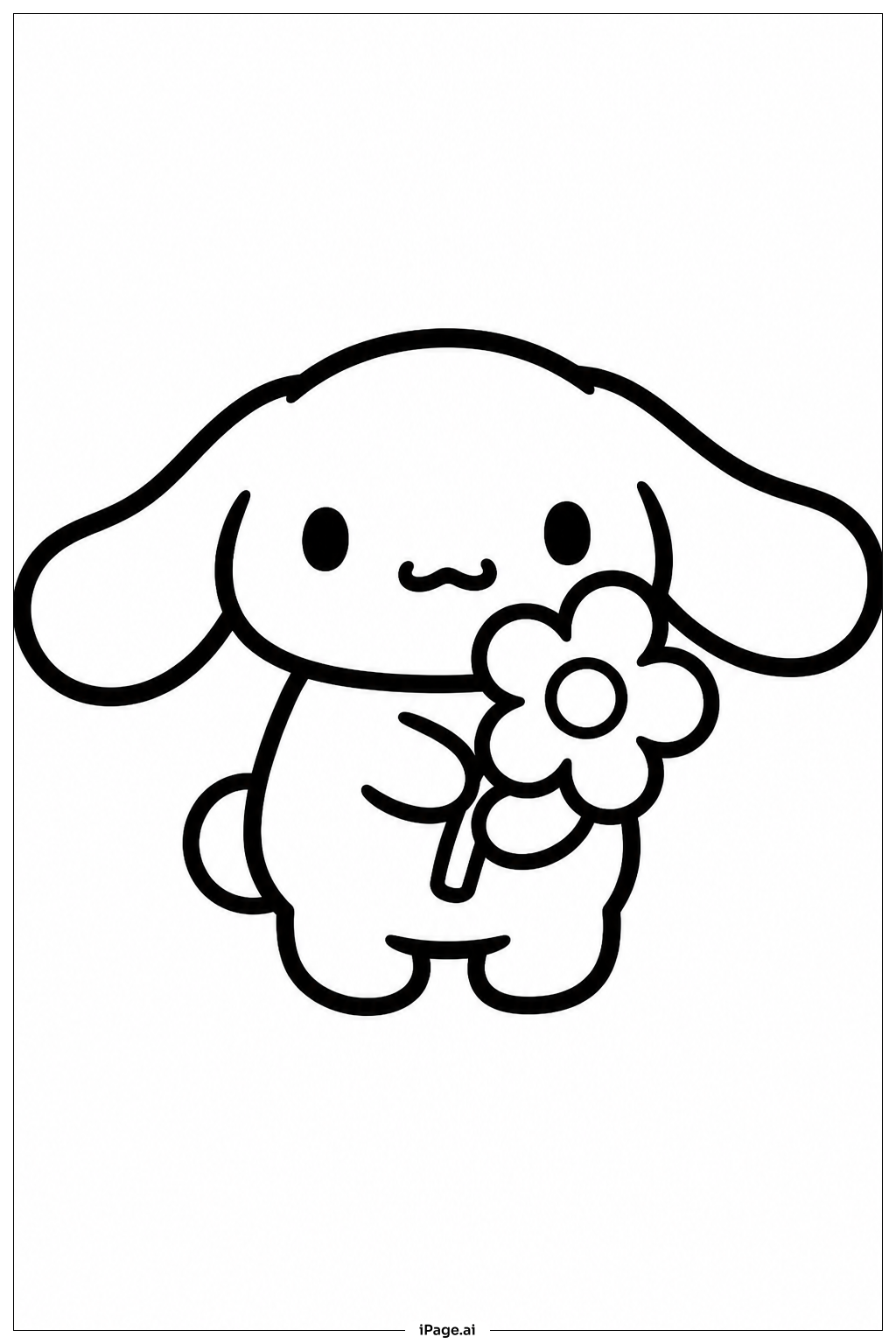Cinnamoroll Holding Flower