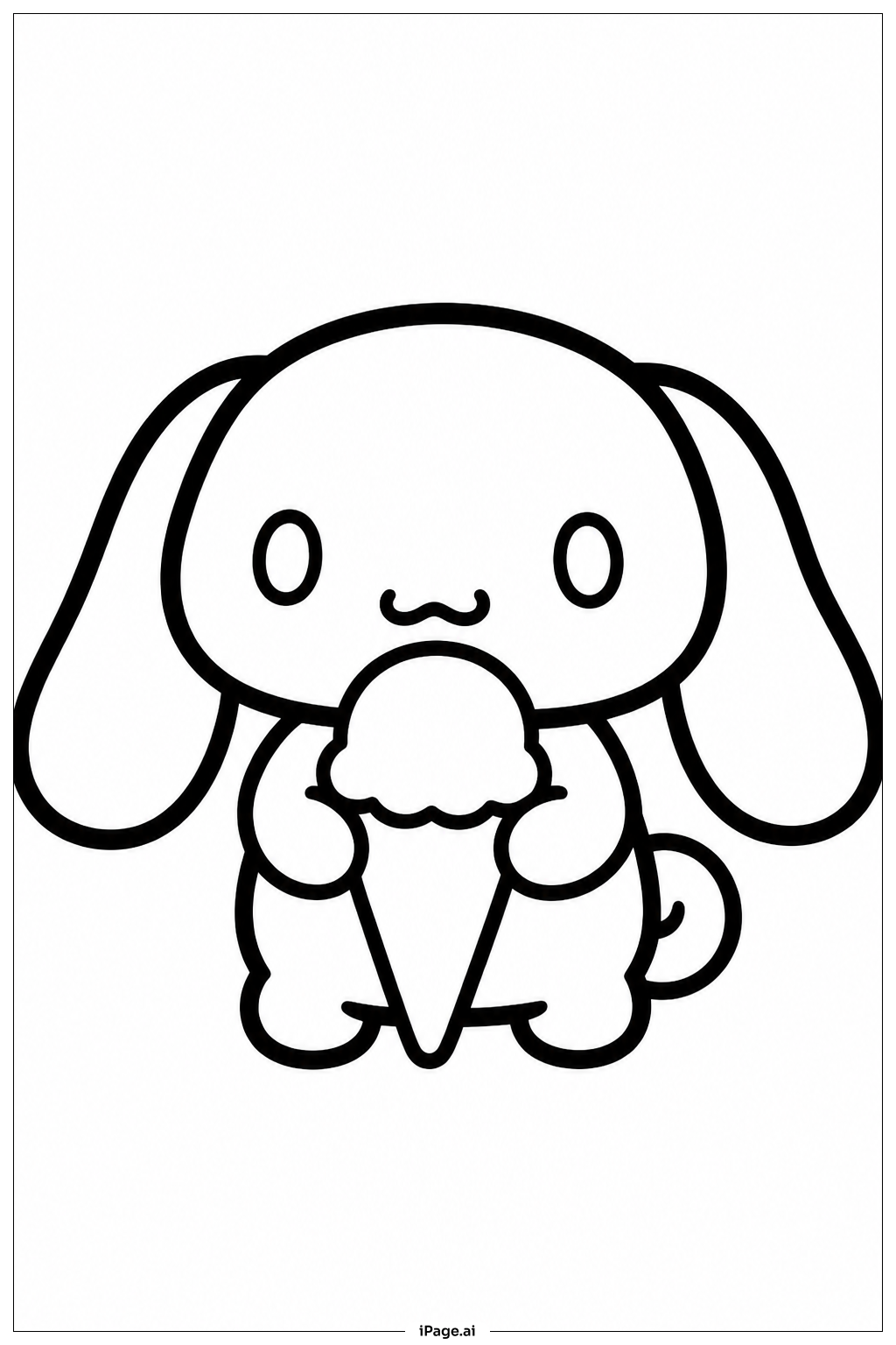 Cinnamoroll With Ice Cream