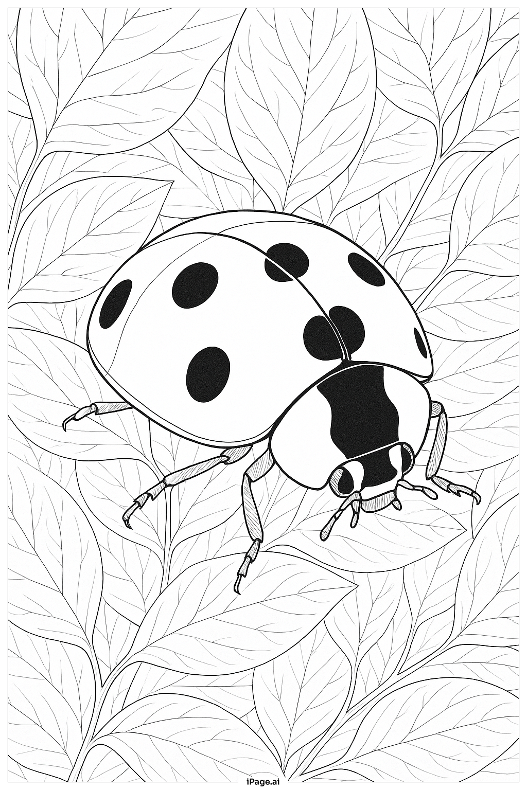  Trang tô màu Nghiên cứu vỏ bọ rùa cận cảnh 