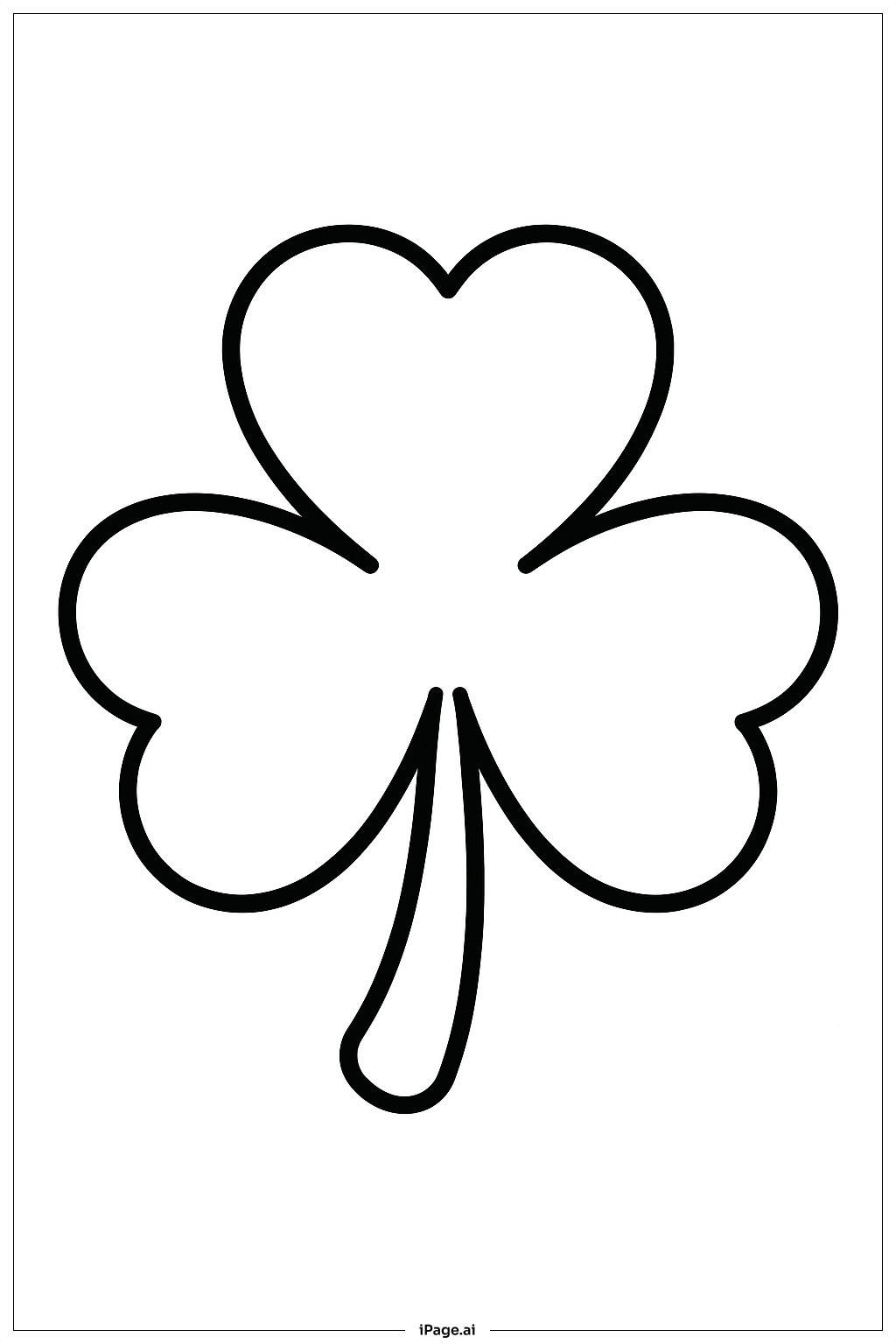 Clover Ball Coloring Page