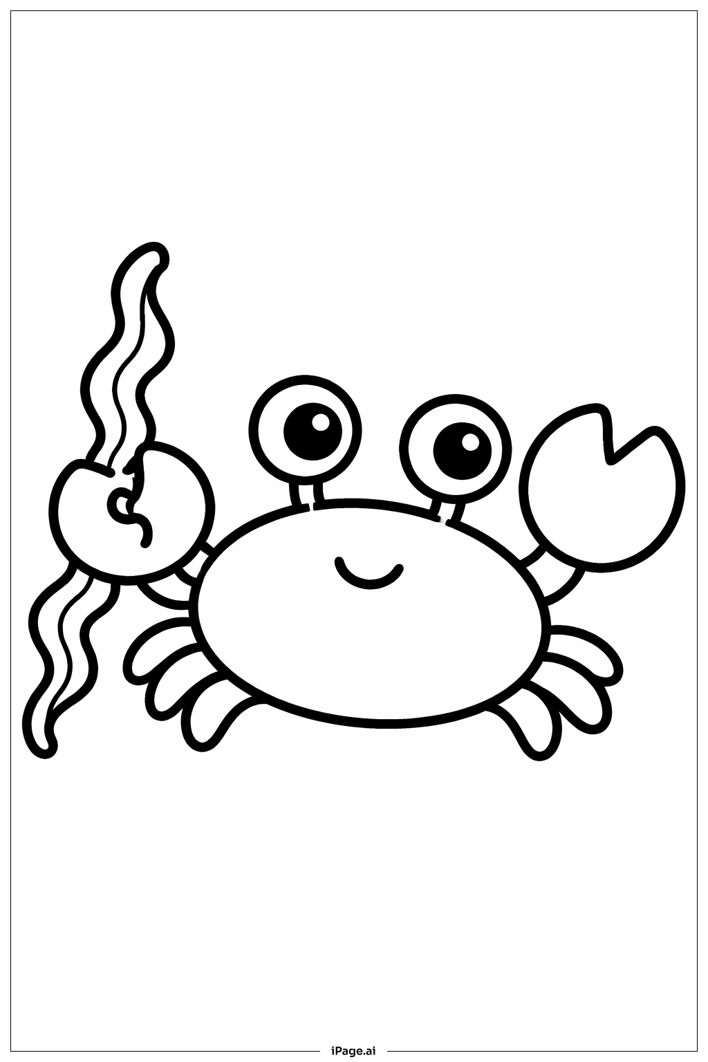  미역 먹는 게 색칠공부 페이지 