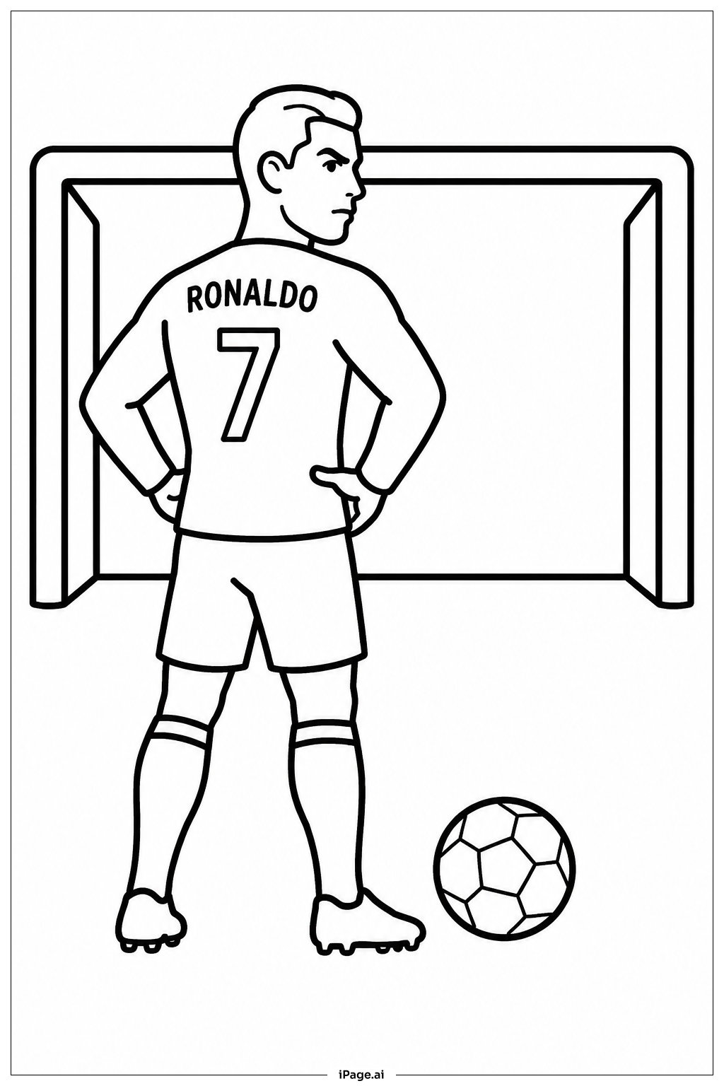 Cristiano Ronaldo Practicing Penalty