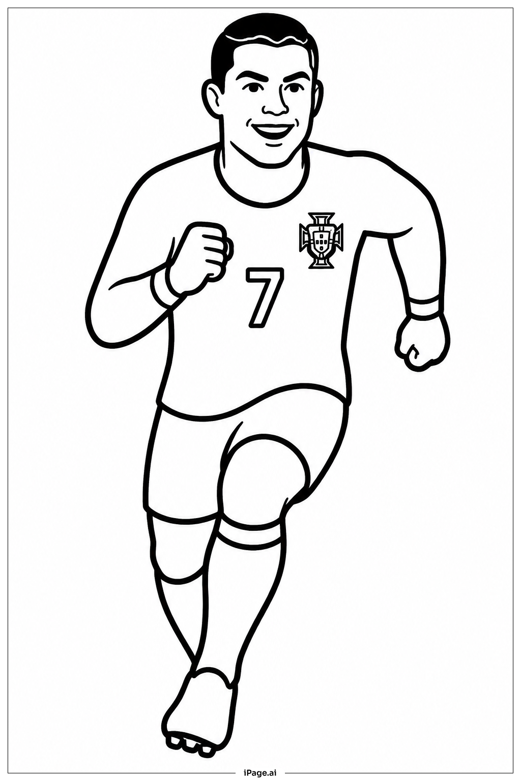 Cristiano Ronaldo Running Sprint
