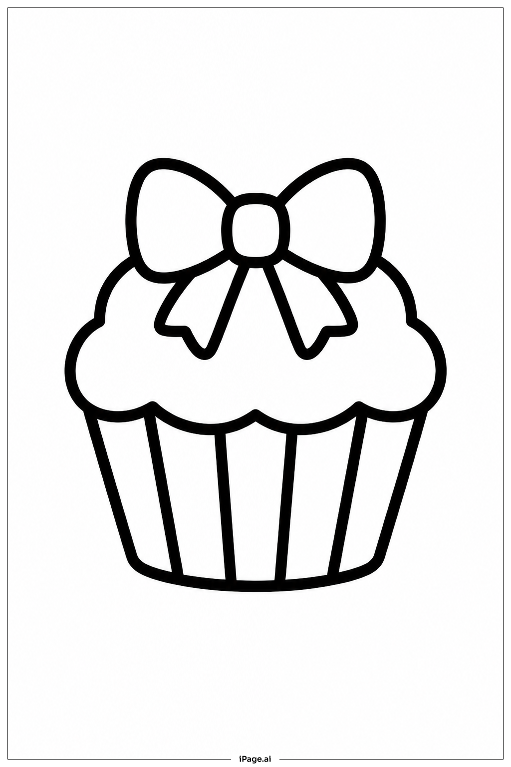 Cupcake With Bow
