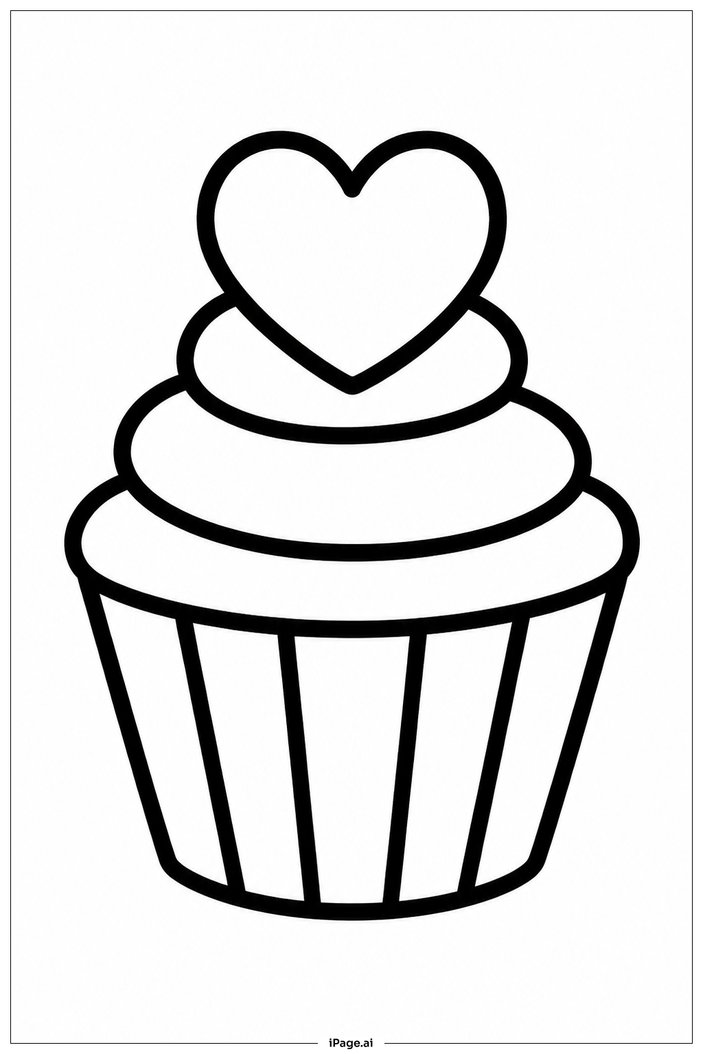 Cupcake With Heart