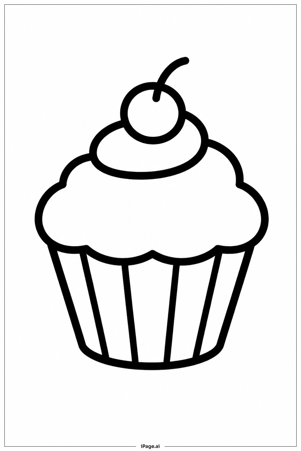 Cupcake With Wrapper