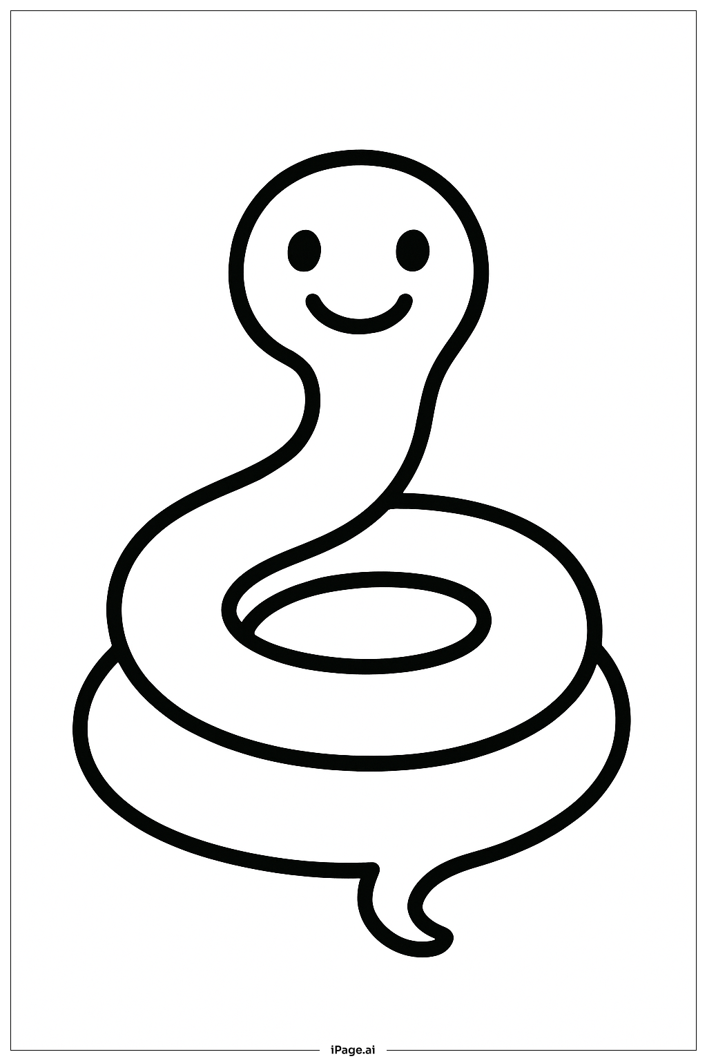  Trang tô màu Rắn Vườn Quăn 