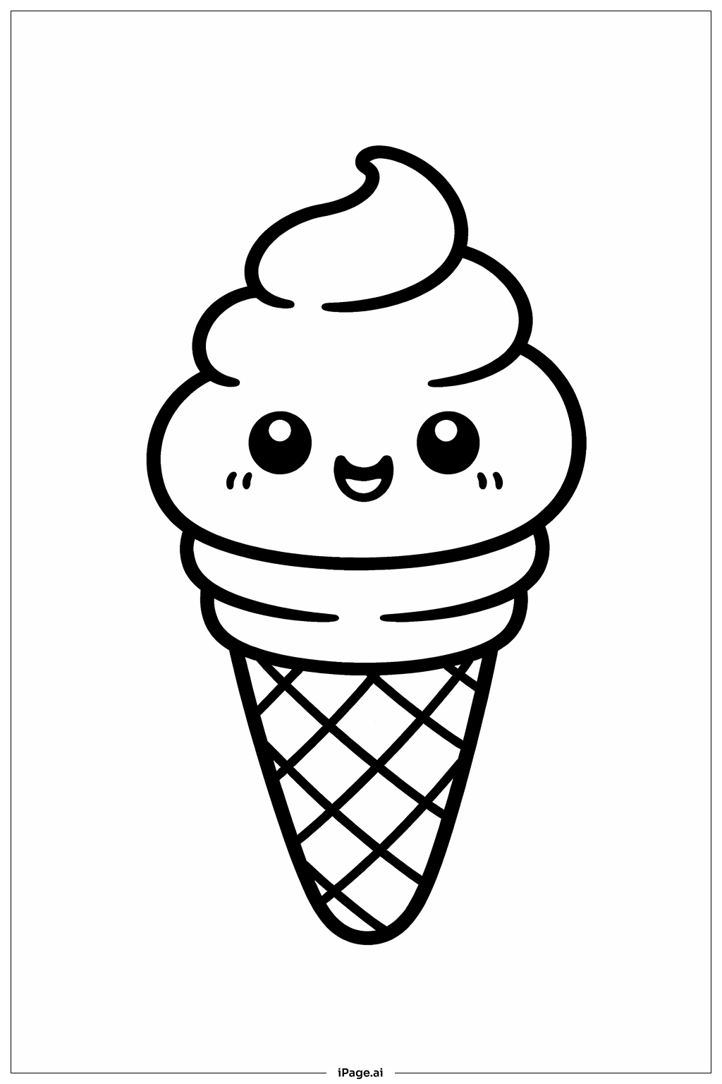  Niedliches Essen Niedlicher Eistüten Ausmalseite 