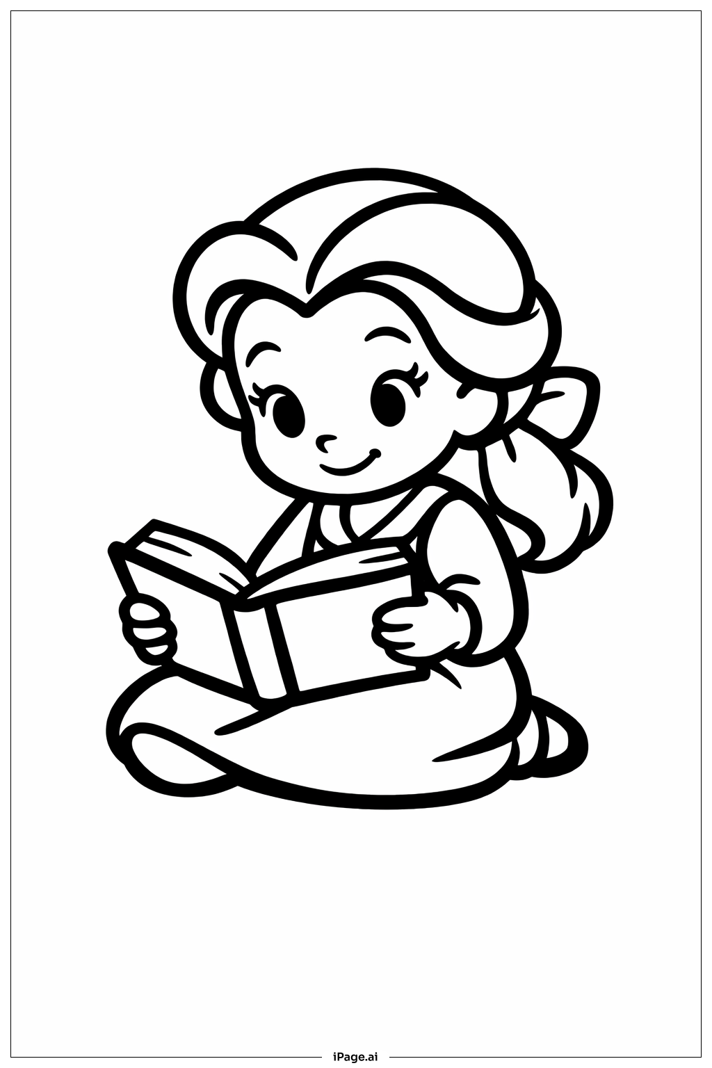 Disney Belle Book Reading