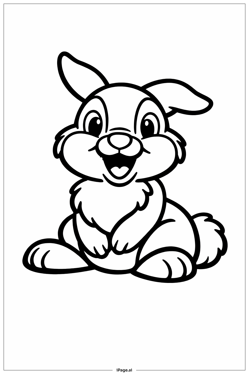 Disney Thumper Smiling Rabbit