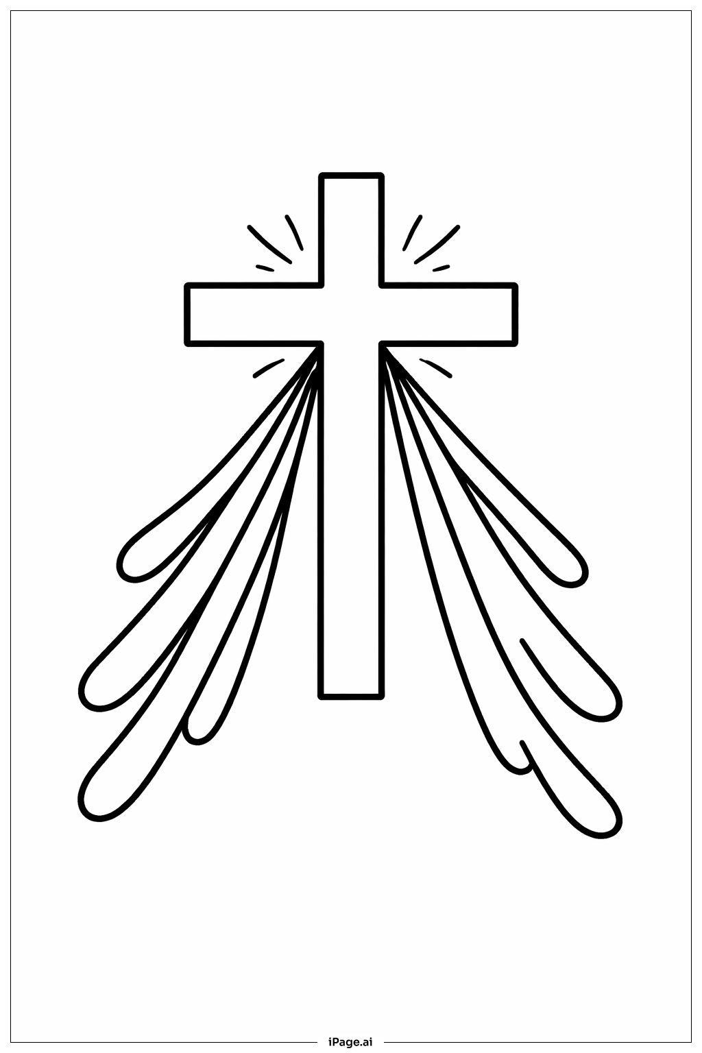 Divine Mercy Simple Cross