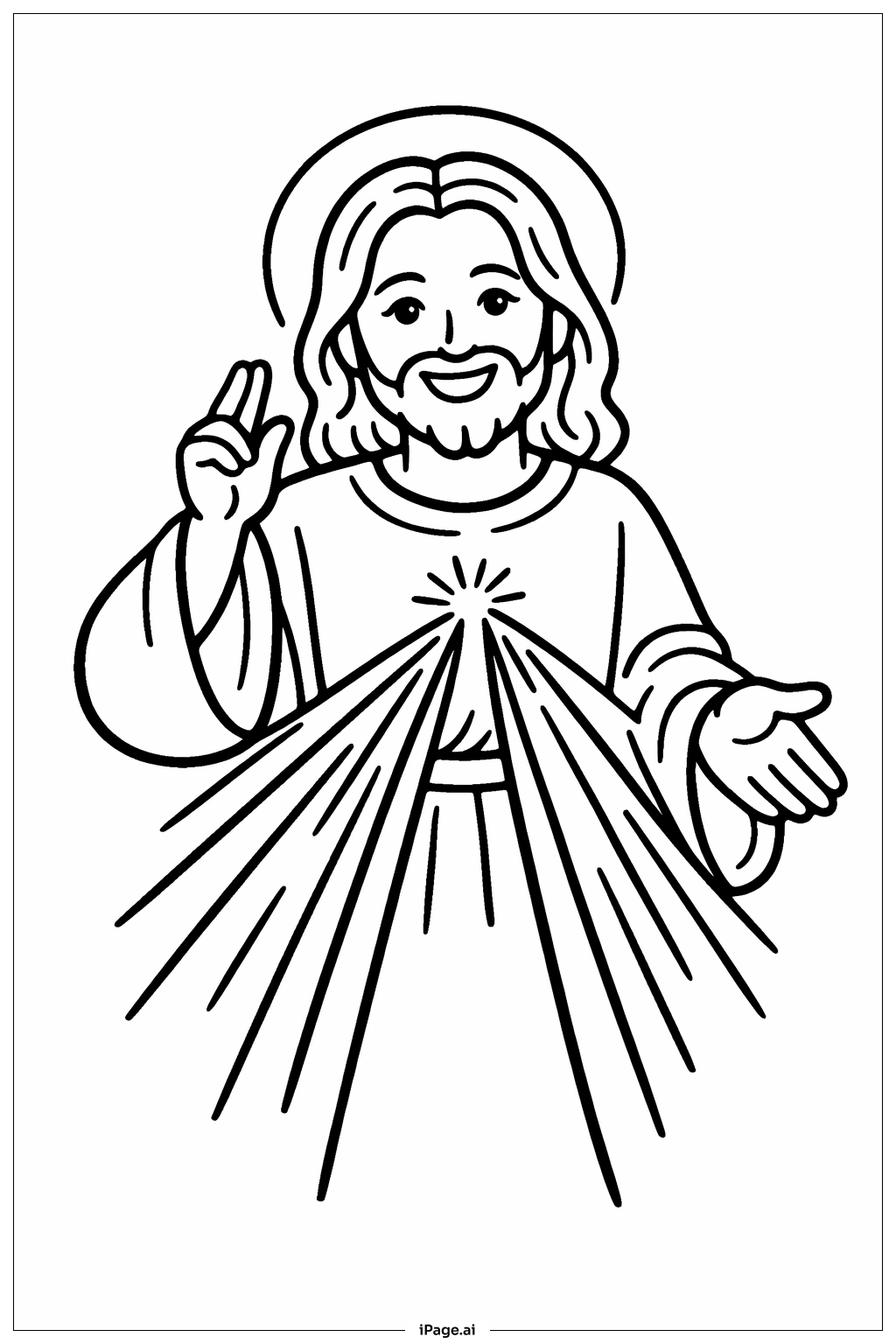 Divine Mercy Smiling Jesus