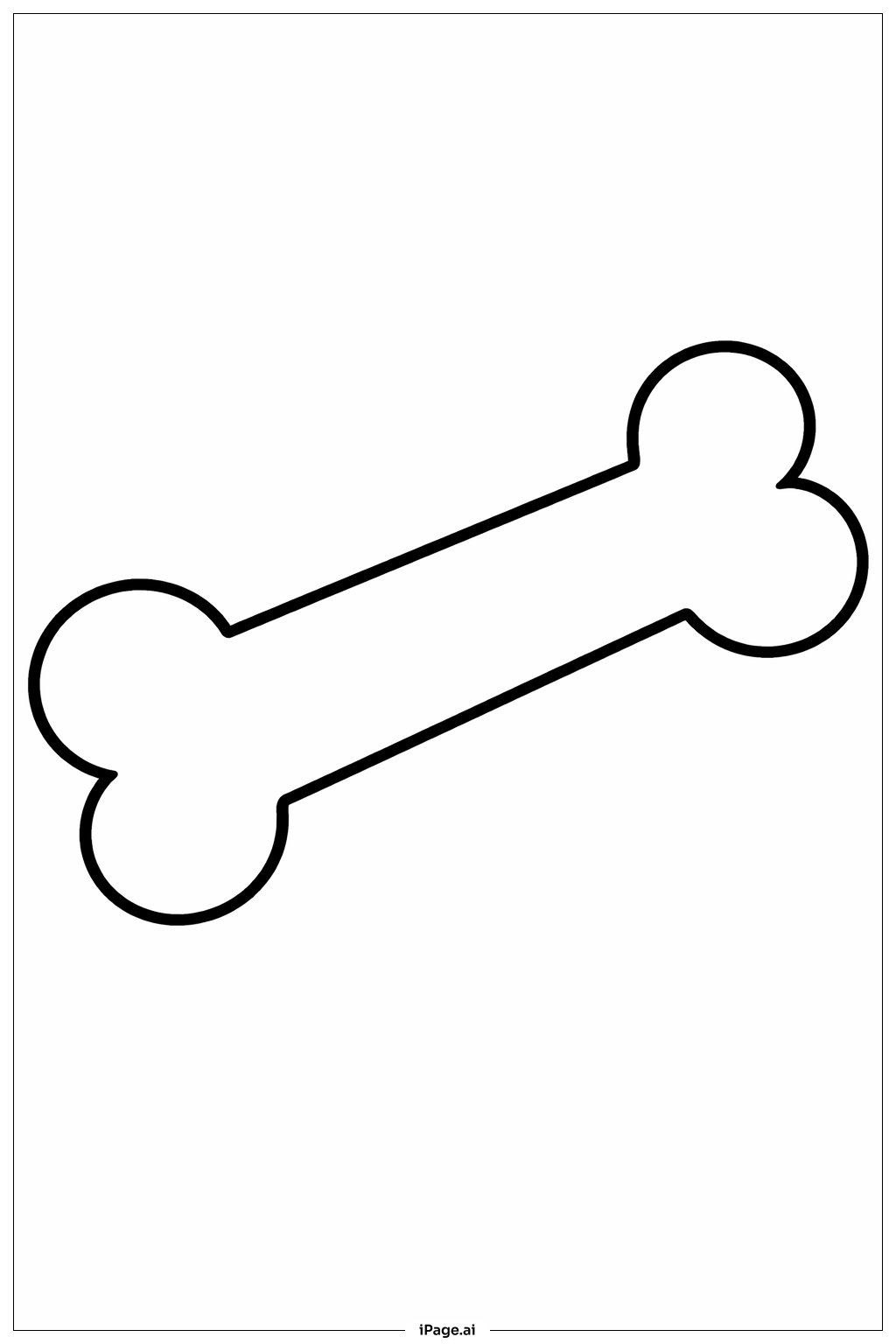  Dog Bone Coloring Page 