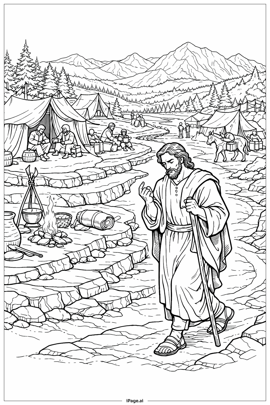  Doubting Thomas Pilgrim Journey Coloring Page 