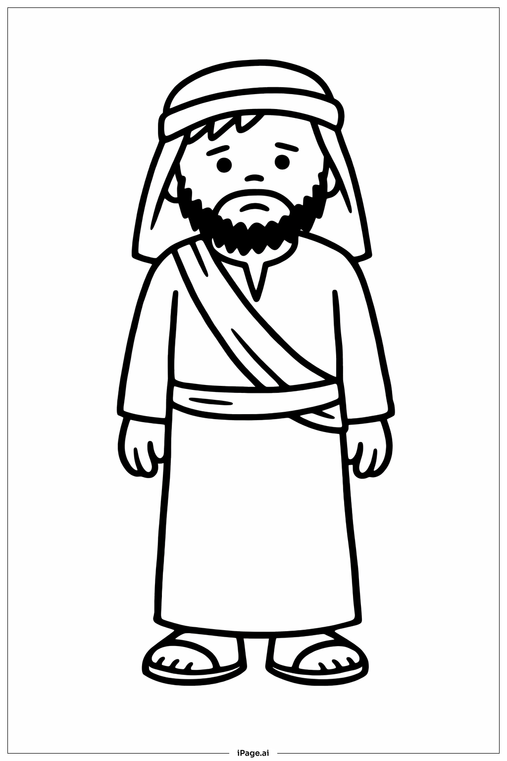 Zweifelnder Thomas Stehpose