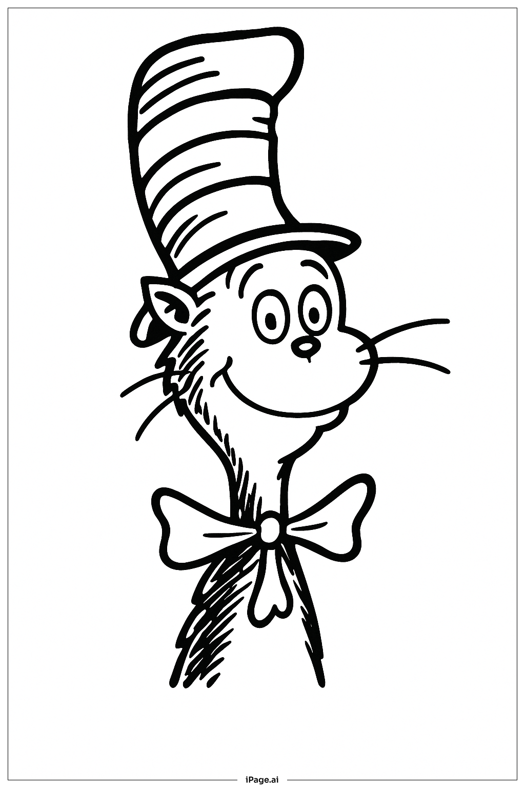  Dr Seuss Cat With Hat Coloring Page 