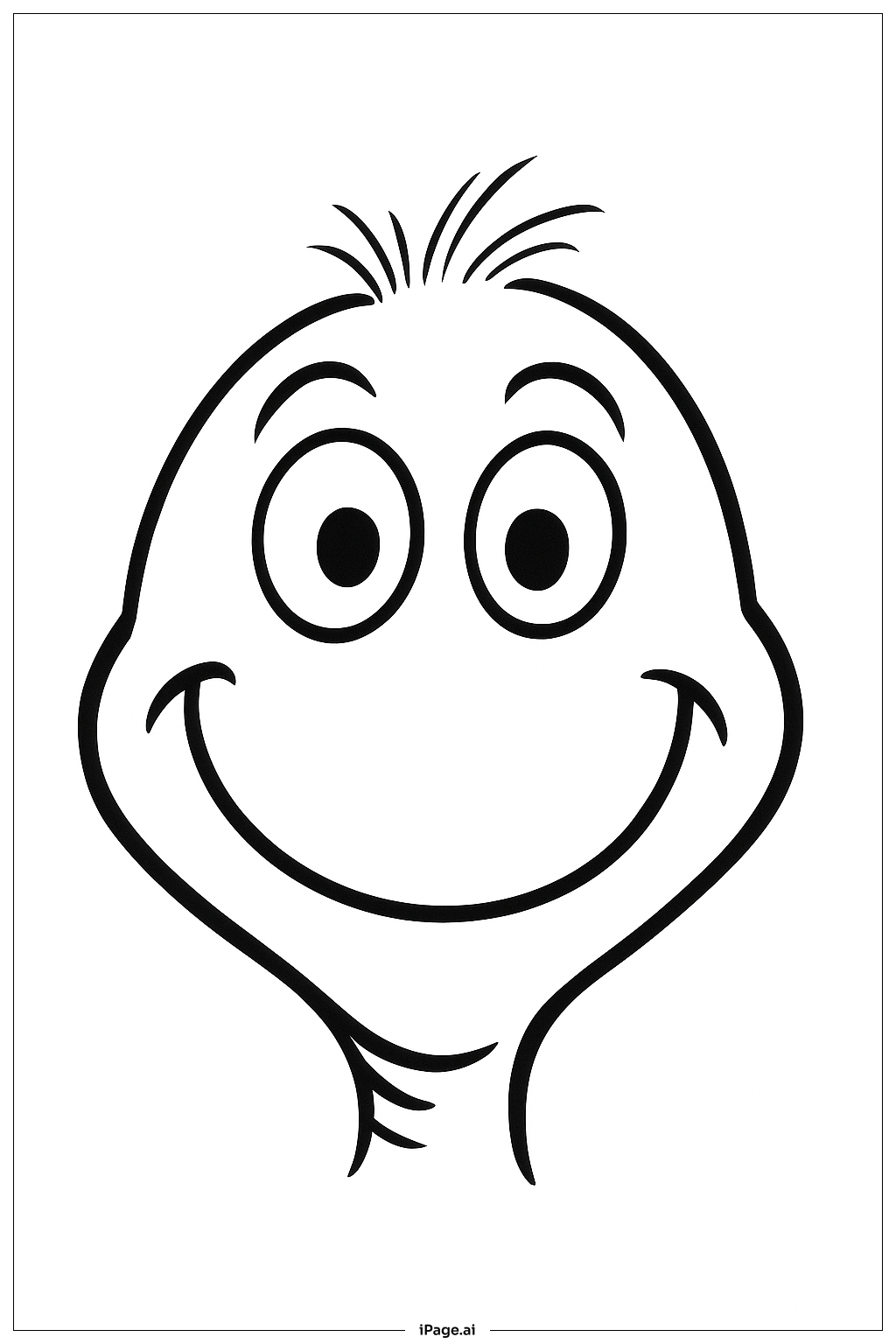  Dr Seuss Happy Face Coloring Page 